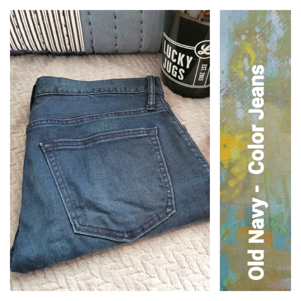 Old Navy -  Blue Color Stretch Men Jeans
